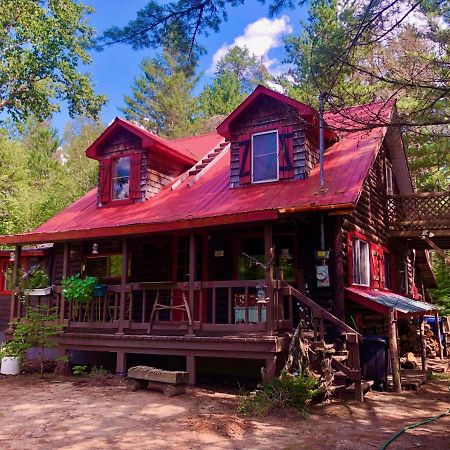 Chalet En Bois Rond Mauricie Saint-Alexis-des-Monts Dış mekan fotoğraf