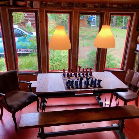 Chalet En Bois Rond Mauricie Saint-Alexis-des-Monts Dış mekan fotoğraf