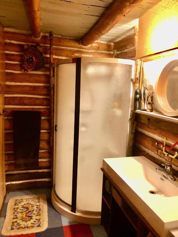 Chalet En Bois Rond Mauricie Saint-Alexis-des-Monts Dış mekan fotoğraf