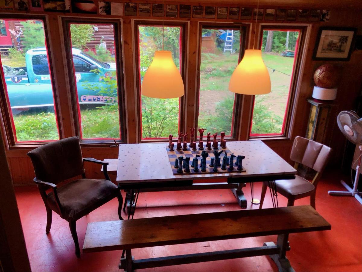 Chalet En Bois Rond Mauricie Saint-Alexis-des-Monts Dış mekan fotoğraf