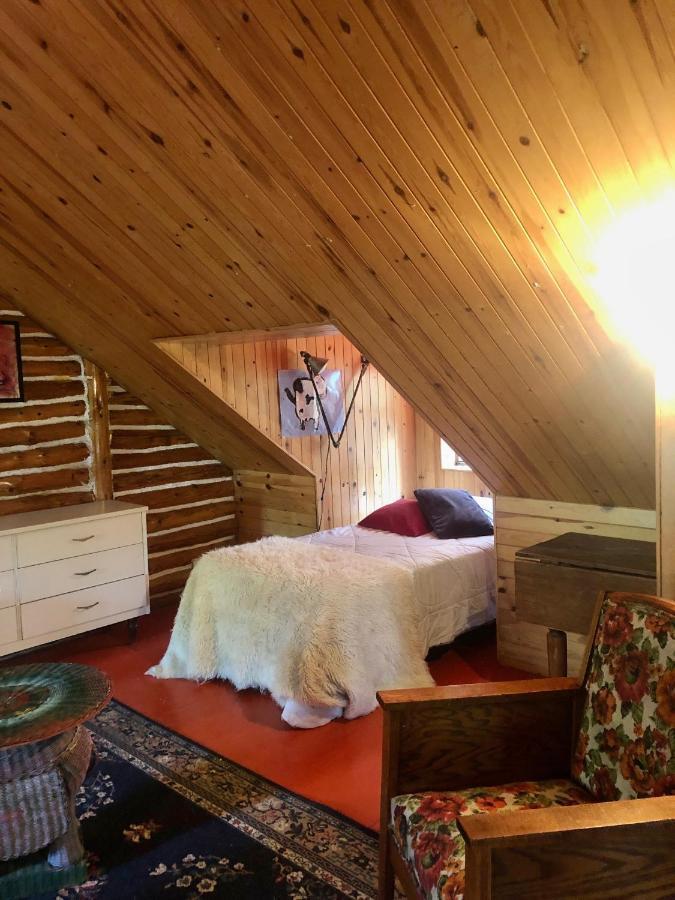 Chalet En Bois Rond Mauricie Saint-Alexis-des-Monts Dış mekan fotoğraf