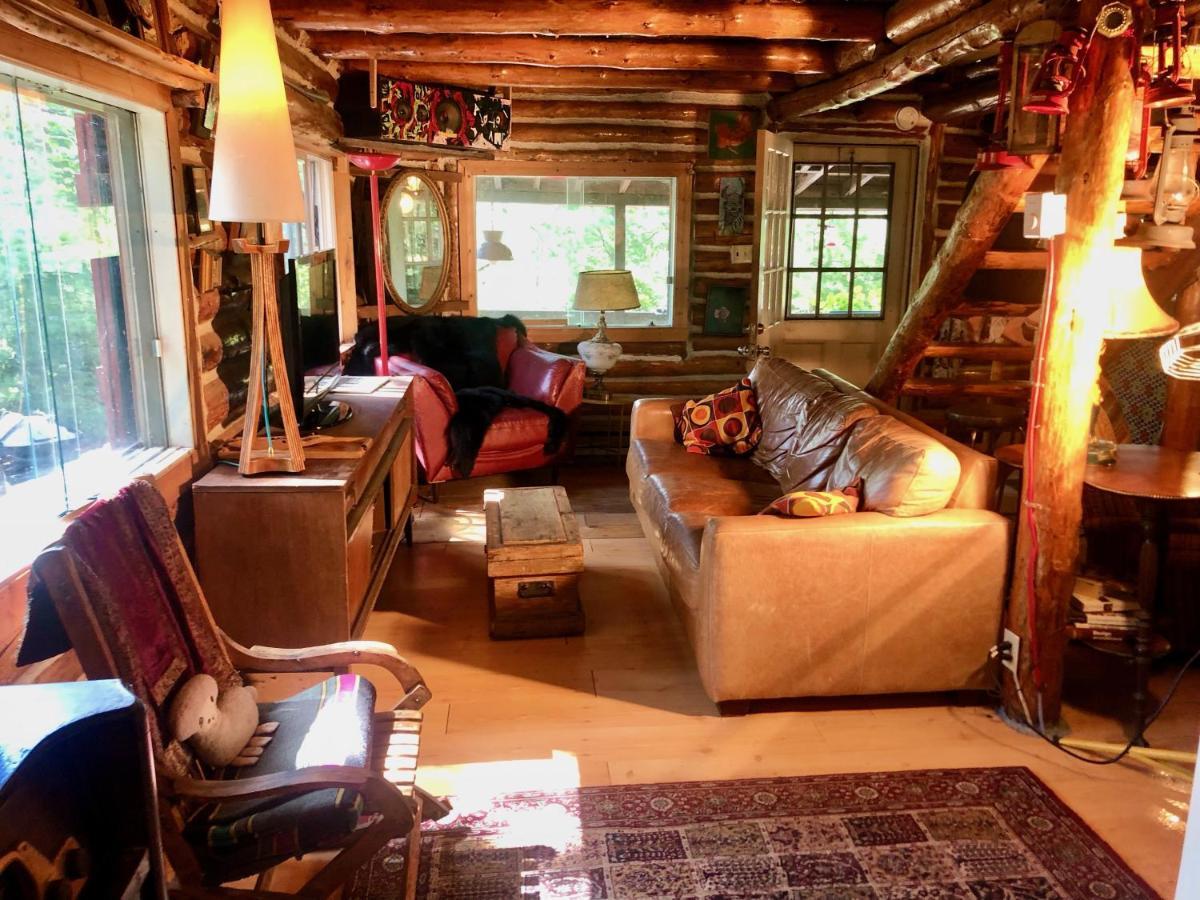 Chalet En Bois Rond Mauricie Saint-Alexis-des-Monts Dış mekan fotoğraf